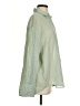 Zara Stripes Green Long Sleeve Button-Down Shirt Size S - photo 4