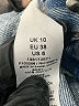Topshop 100% Cotton Blue Denim Shorts Size 6 - photo 4