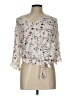 Sienna Sky Ivory 3/4 Sleeve Blouse Size L - photo 1