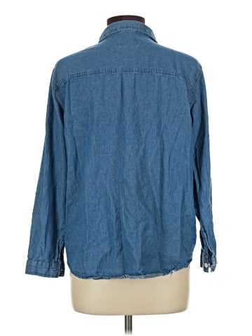 Just Be... Long Sleeve Button-Down Shirt (view 2)