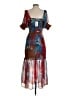 Walter Baker Tie-dye Blue Cocktail Dress Size 2 - photo 2