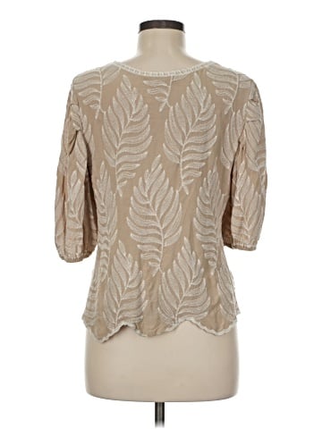 Solitaire 3/4 Sleeve Blouse (view 2)