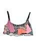Raisins Graphic Black Pink Swimsuit Top Size S - photo 1