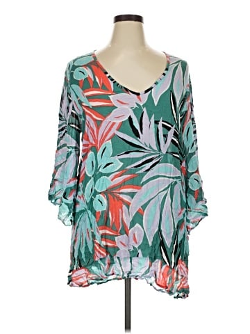 Anne Cole 3/4 Sleeve Blouse (view 1)