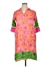 Assorted Brands Tropical Orange Casual Dress Size XL (estimated) - photo 1