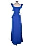 BCBGMAXAZRIA 100% Polyester Blue Cocktail Dress Size 0 - photo 2