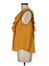 Joie 100% Polyester Yellow Sleeveless Blouse Size M - photo 5