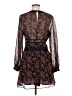 Topshop 100% Polyester Paisley Black Cocktail Dress Size 8 - photo 2