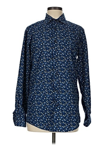 Nine West Long Sleeve Button-Down Shirt (view 1)