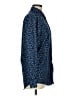 Nine West Print Blue Long Sleeve Button-Down Shirt Size M - photo 4