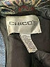 Chico's 100% Cotton Print Black Jacket Size Med (1) - photo 6