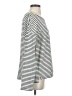 Esprit 100% Cotton Stripes Silver Long Sleeve T-Shirt Size S - photo 4