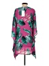 Adrienne 100% Polyester Tropical Pink Cocktail Dress Size S - photo 2