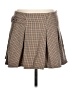 Pull&Bear Houndstooth Brown Casual Skirt Size L - photo 1