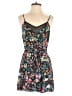 Express 100% Polyester Floral Black Romper Size 6 - photo 1