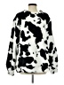 Assorted Brands 100% Polyester Animal Print Black Pullover Sweater Size S - photo 1