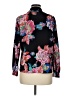 Zara Floral Black Long Sleeve Blouse Size M - photo 2