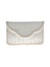 Lulus 100% Cotton Silver Ivory Clutch One size - photo 1