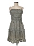 Jessica Simpson 100% Polyester Tweed Gray Casual Dress Size M - photo 1