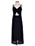 Topshop 100% Polyester Black Casual Dress Size 4 - photo 1