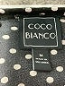Coco Bianco Polka Dots Black 3/4 Sleeve Blouse Size M - photo 7