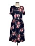 Acting Pro Floral Blue Casual Dress Size L - photo 1
