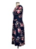 Acting Pro Floral Blue Casual Dress Size L - photo 5
