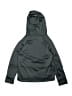 Nike 100% Polyester Gray Black Pullover Hoodie Size S (kids) - photo 2