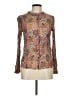 Sézane Paisley Brown Long Sleeve Blouse Size EU (FR) 40 / US 8 - photo 1