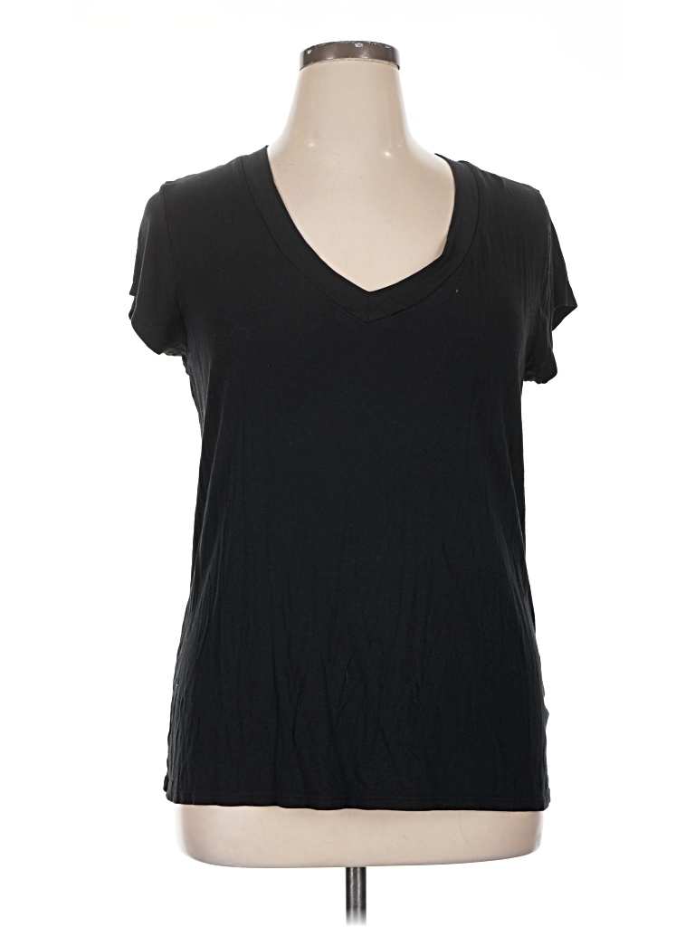 Pre-owned Merona Short Sleeve T-shirt In Black