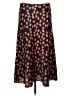J.Crew 100% Polyester Print Orange Casual Skirt Size L - photo 1
