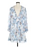 Shein Print Blue Casual Dress Size 8 - 10 - photo 1