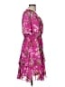 Taylor 100% Polyester Floral Pink Cocktail Dress Size 8 - photo 4