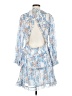 Shein Print Blue Casual Dress Size 8 - 10 - photo 2
