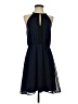 H&M 100% Polyester Solid Blue Cocktail Dress Size 6 - photo 1