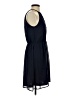 H&M 100% Polyester Solid Blue Cocktail Dress Size 6 - photo 4