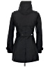 Zara Black Trenchcoat Size S - photo 2