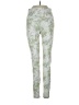 Assorted Brands Print Green Leggings Size S - photo 1