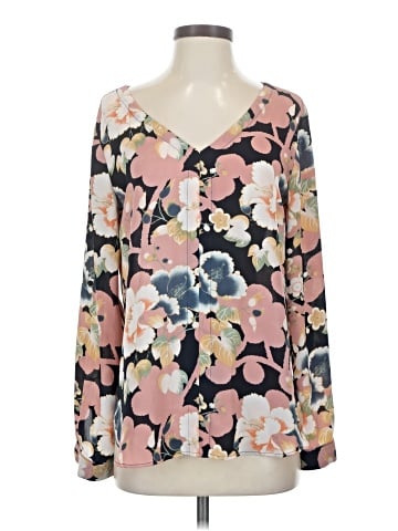 Ann Taylor LOFT Outlet Long Sleeve Blouse (view 1)