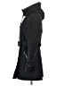 Zara Black Trenchcoat Size S - photo 5