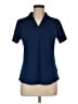 Lady Hagen 100% Polyester Blue Short Sleeve Blouse Size M - photo 1