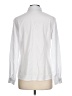 Unbranded Solid White Long Sleeve Button-Down Shirt Size L - photo 2