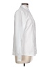 Unbranded Solid White Long Sleeve Button-Down Shirt Size L - photo 4