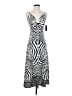 Fourteenth Place Graphic Silver Cocktail Dress Size S - photo 1