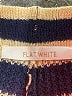 Flat White Stripes Gold Casual Pants Size S (estimated) - photo 7