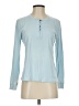 L.L.Bean 100% Cotton Blue Long Sleeve Top Size S - photo 1