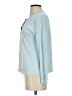 L.L.Bean 100% Cotton Blue Long Sleeve Top Size S - photo 5