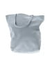 Baggu 100% Leather Solid Gray Blue Leather Tote One size - photo 1