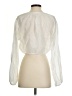 FRAME 100% Ramie Ivory Long Sleeve Blouse Size S - photo 2
