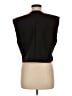 Zara 100% Polyester Black Sleeveless Blouse Size M - photo 2